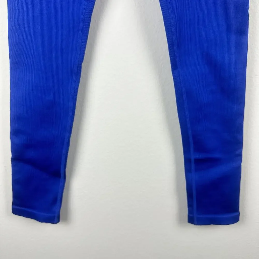 FABLETICS Rhythm Ultra High Waisted Seamless Sprint Leggings Cobalt Blue Small - Picture 3 of 6